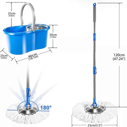 Mopa Giratoria 360° Tambor Metalico